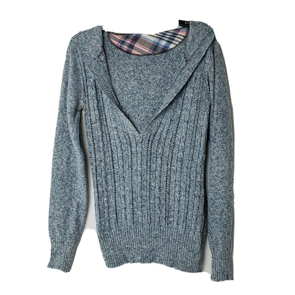 Maurices Blue Sweater Junior Size XL Long Sleeve